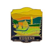 Landmarks Unlimited, Enamel, Pin, Eugene